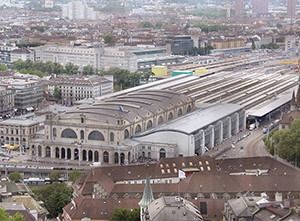 Zürich Hauptbahnhof Image source: Ikiwaner