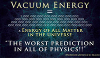 The Vacuum Catastrophe Image source: LISA Mission