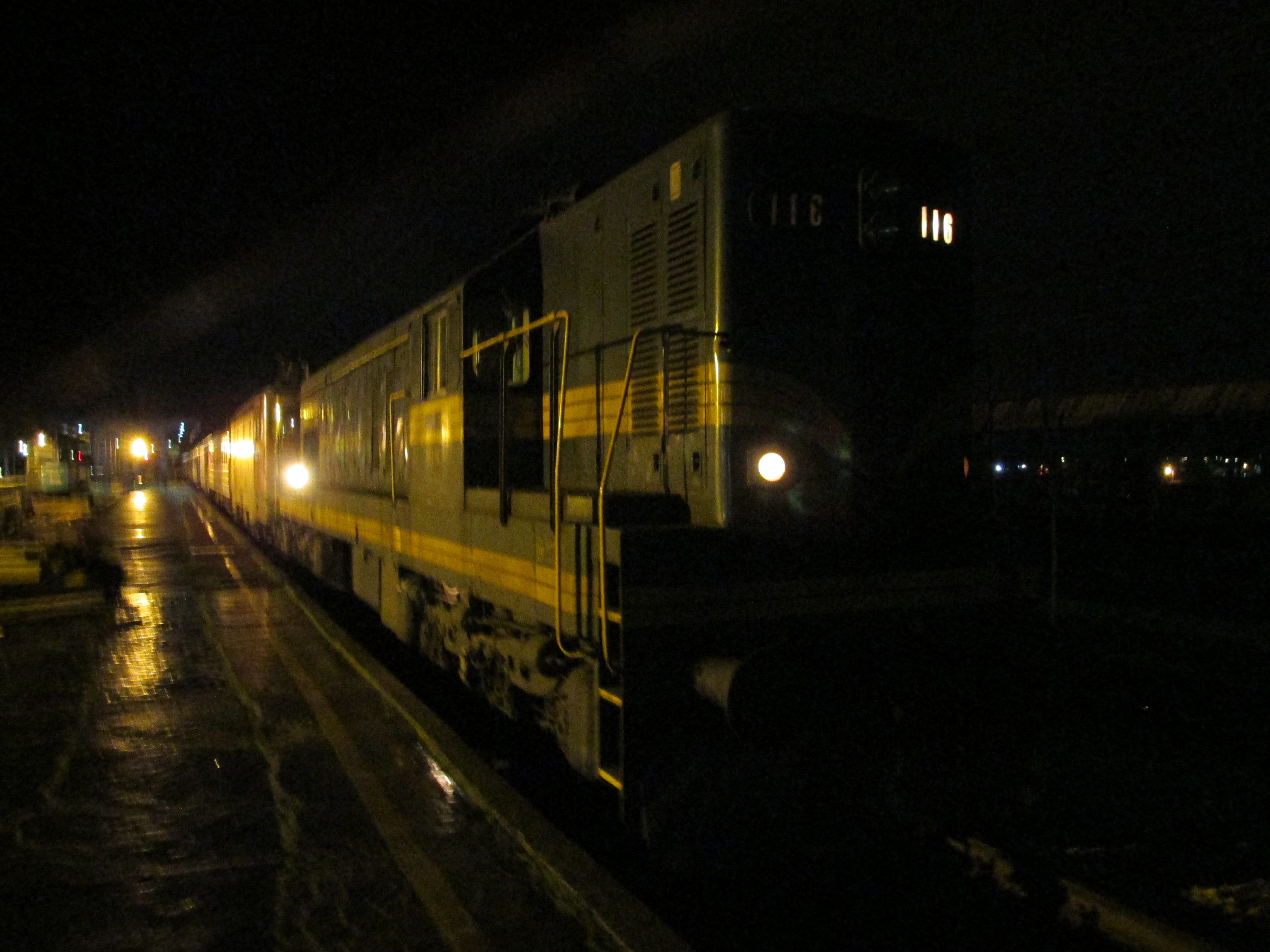 Night Train in Novi Sad